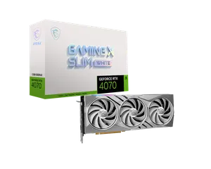 GeForce RTX 4070 GAMING X SLIM WHITE 12G